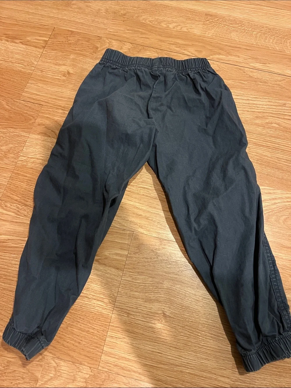 Carter's Black Elastic Waist Jogger Pants with Cuffed Ankles